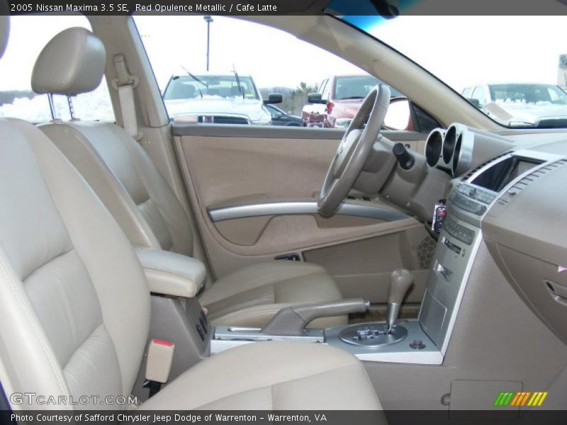 Red Opulence Metallic / Cafe Latte 2005 Nissan Maxima 3.5 SE