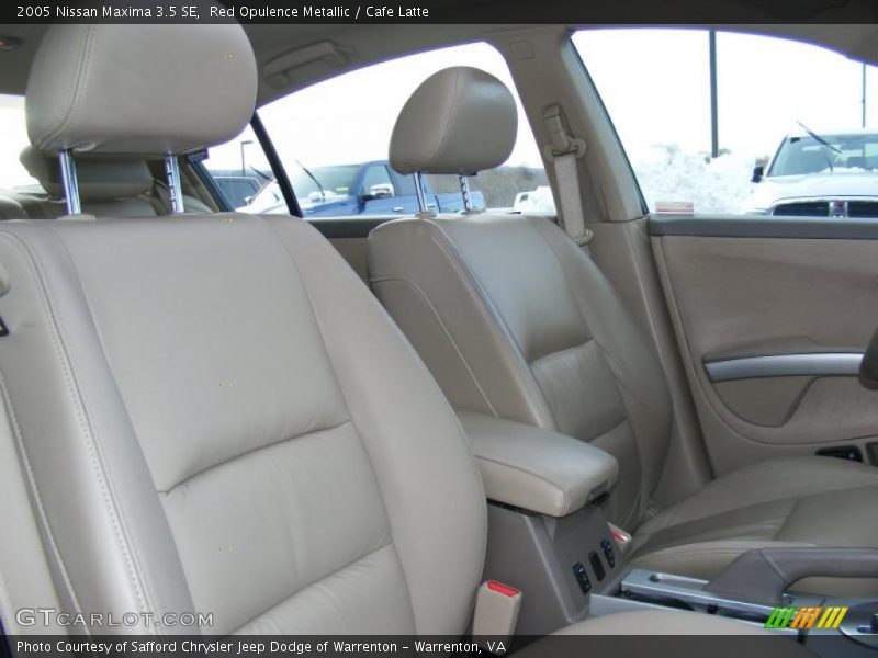 Red Opulence Metallic / Cafe Latte 2005 Nissan Maxima 3.5 SE