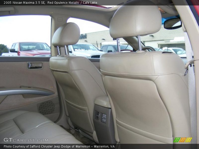 Red Opulence Metallic / Cafe Latte 2005 Nissan Maxima 3.5 SE
