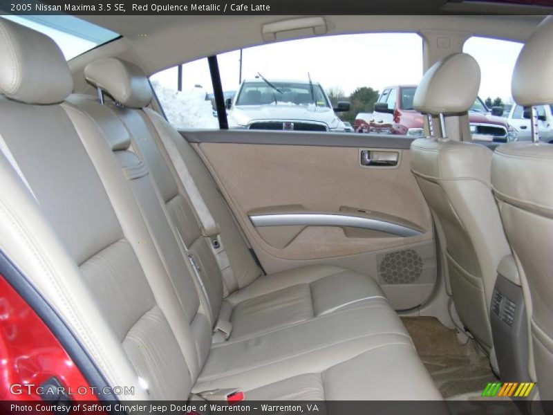 Red Opulence Metallic / Cafe Latte 2005 Nissan Maxima 3.5 SE