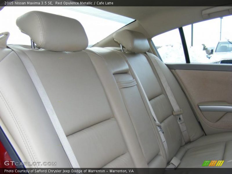 Red Opulence Metallic / Cafe Latte 2005 Nissan Maxima 3.5 SE