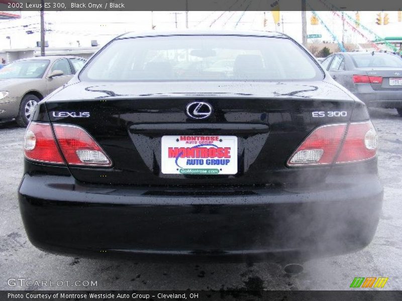 Black Onyx / Black 2002 Lexus ES 300