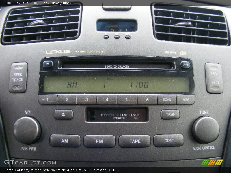 Black Onyx / Black 2002 Lexus ES 300