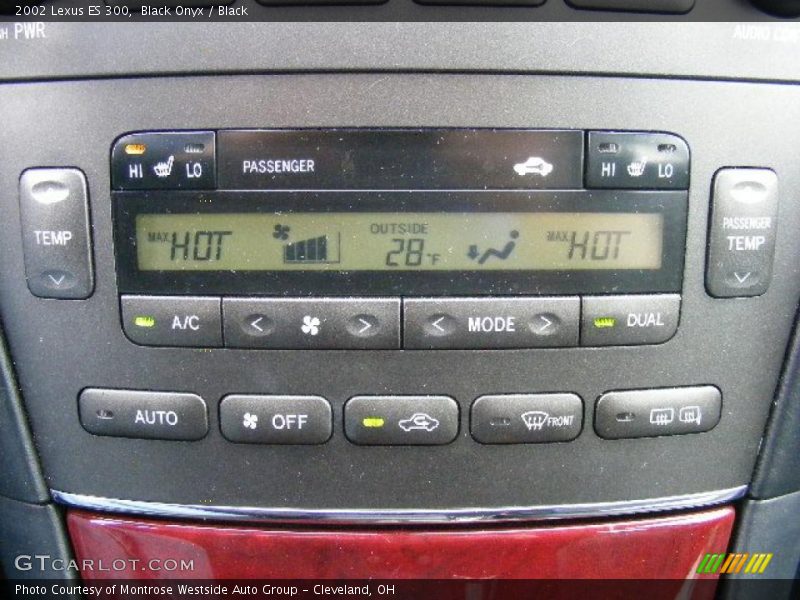 Black Onyx / Black 2002 Lexus ES 300