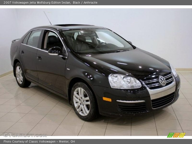 Black / Anthracite 2007 Volkswagen Jetta Wolfsburg Edition Sedan