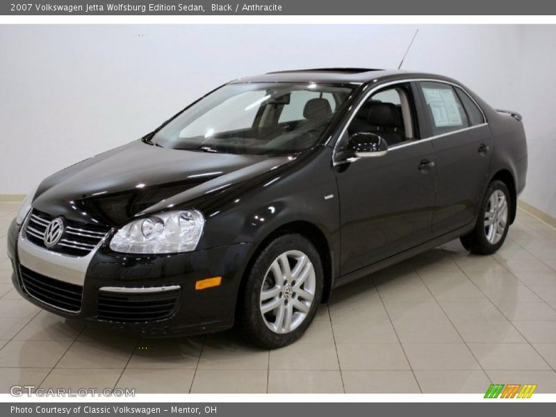 Black / Anthracite 2007 Volkswagen Jetta Wolfsburg Edition Sedan