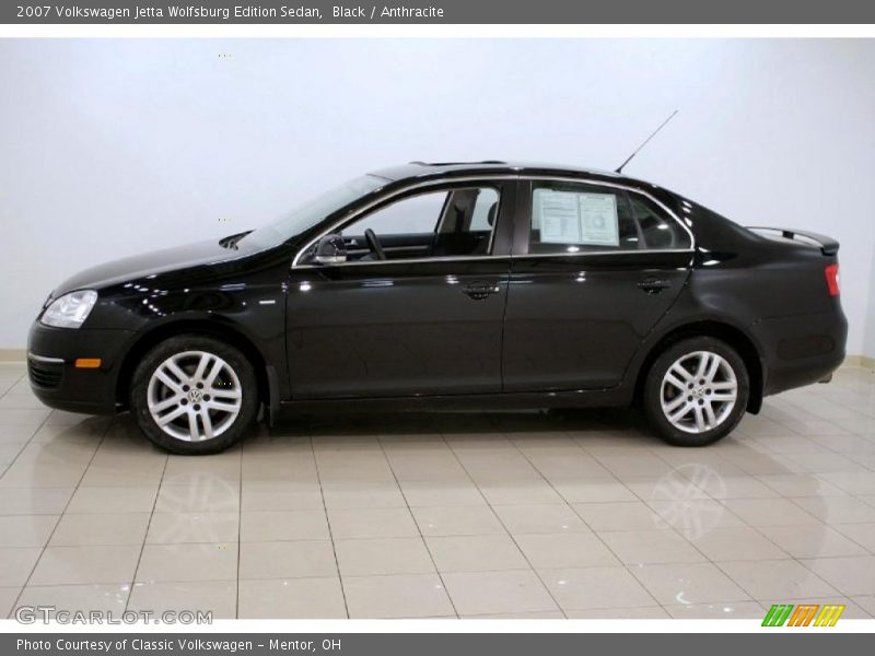 Black / Anthracite 2007 Volkswagen Jetta Wolfsburg Edition Sedan