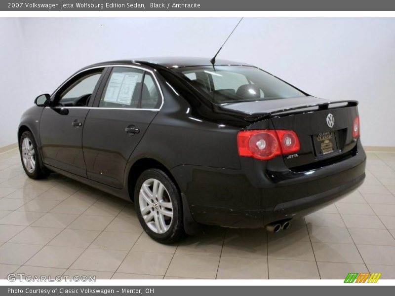 Black / Anthracite 2007 Volkswagen Jetta Wolfsburg Edition Sedan