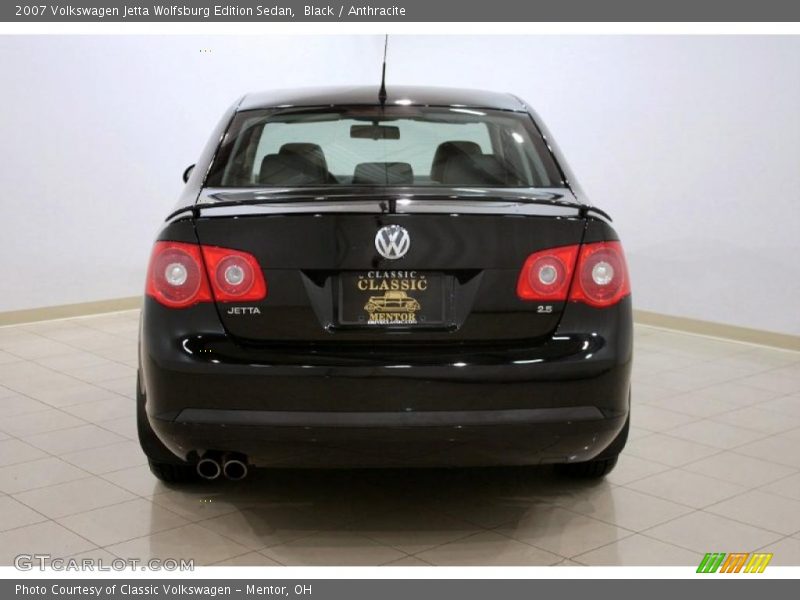 Black / Anthracite 2007 Volkswagen Jetta Wolfsburg Edition Sedan