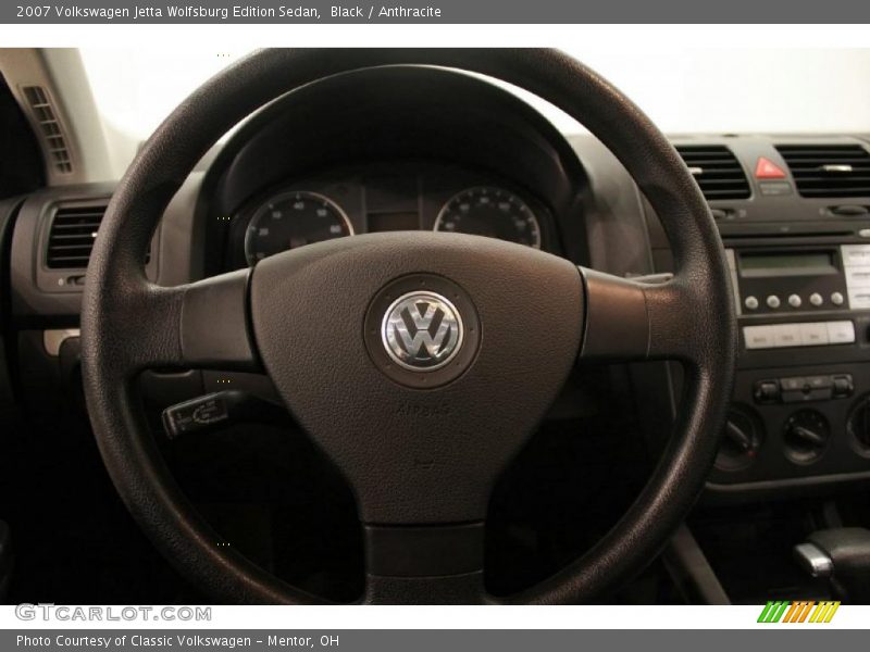Black / Anthracite 2007 Volkswagen Jetta Wolfsburg Edition Sedan