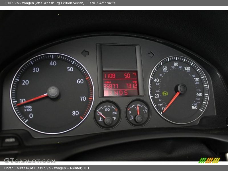 Black / Anthracite 2007 Volkswagen Jetta Wolfsburg Edition Sedan