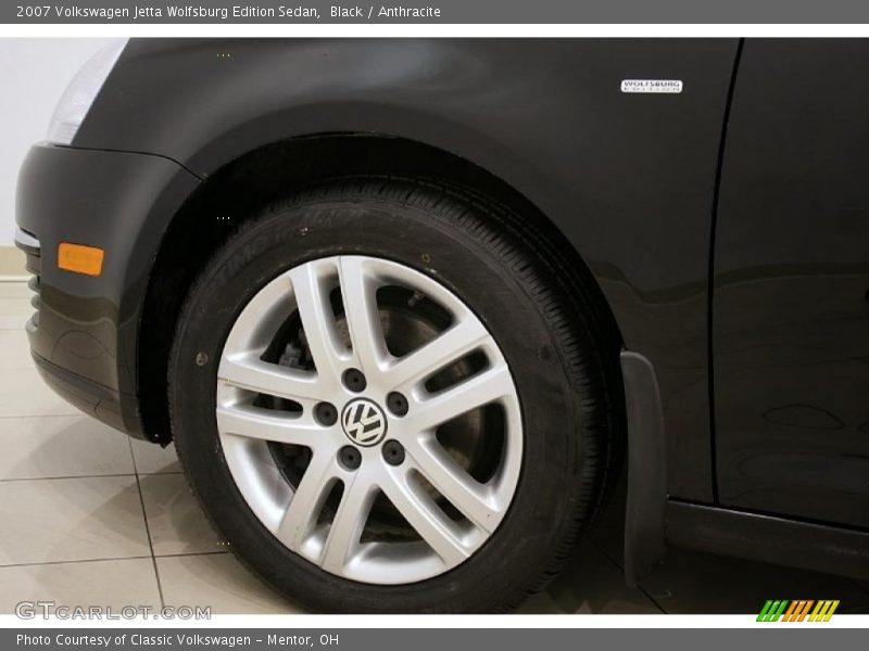 Black / Anthracite 2007 Volkswagen Jetta Wolfsburg Edition Sedan