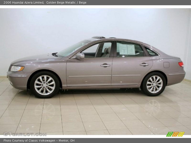 Golden Beige Metallic / Beige 2006 Hyundai Azera Limited