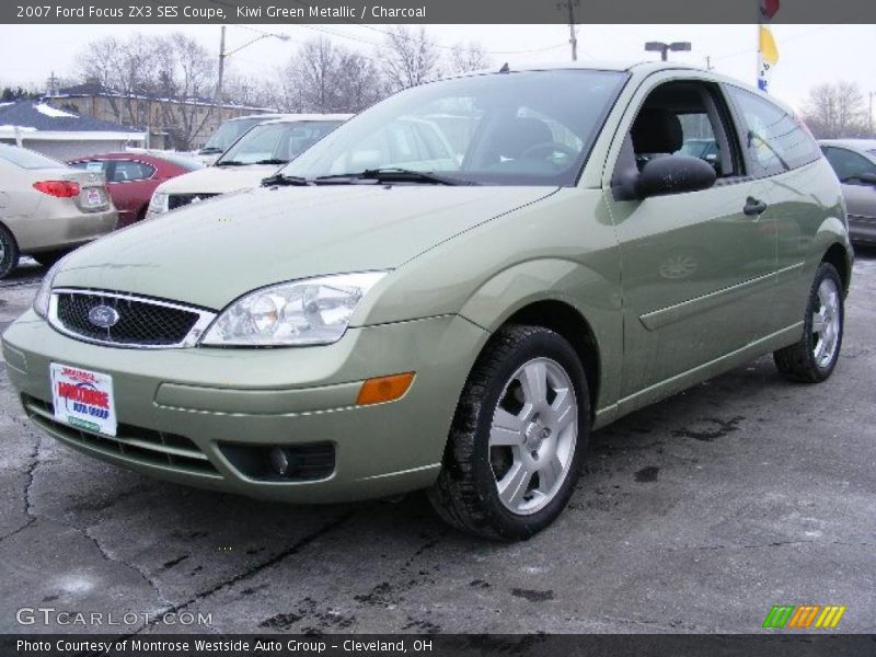 Kiwi Green Metallic / Charcoal 2007 Ford Focus ZX3 SES Coupe
