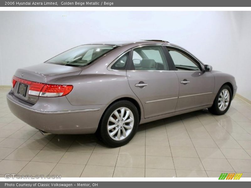 Golden Beige Metallic / Beige 2006 Hyundai Azera Limited
