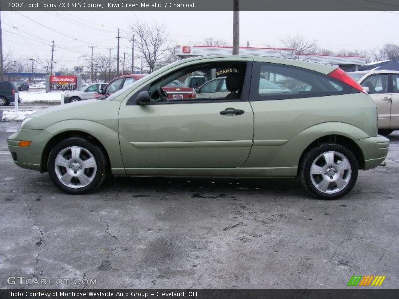 Kiwi Green Metallic / Charcoal 2007 Ford Focus ZX3 SES Coupe