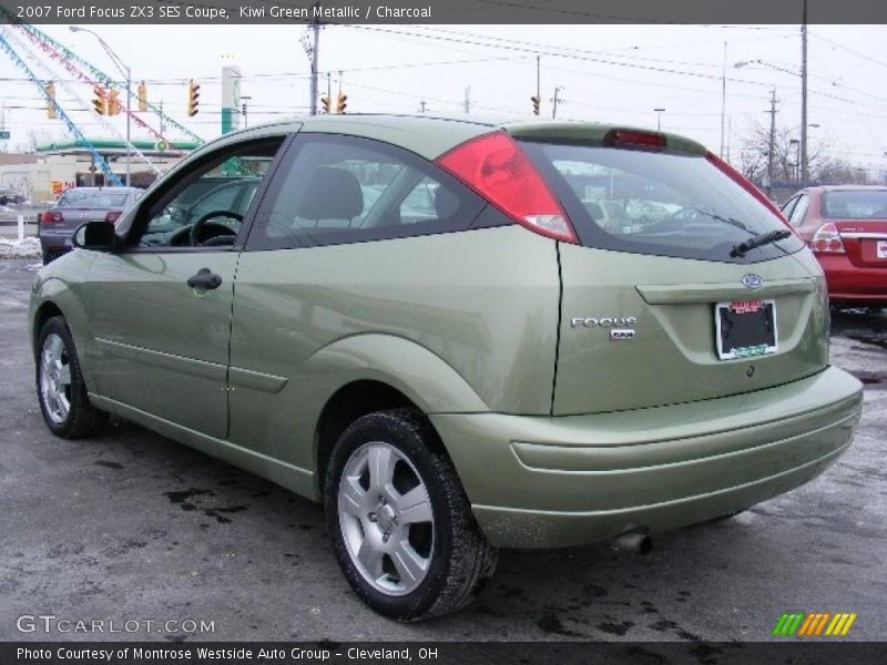 Kiwi Green Metallic / Charcoal 2007 Ford Focus ZX3 SES Coupe