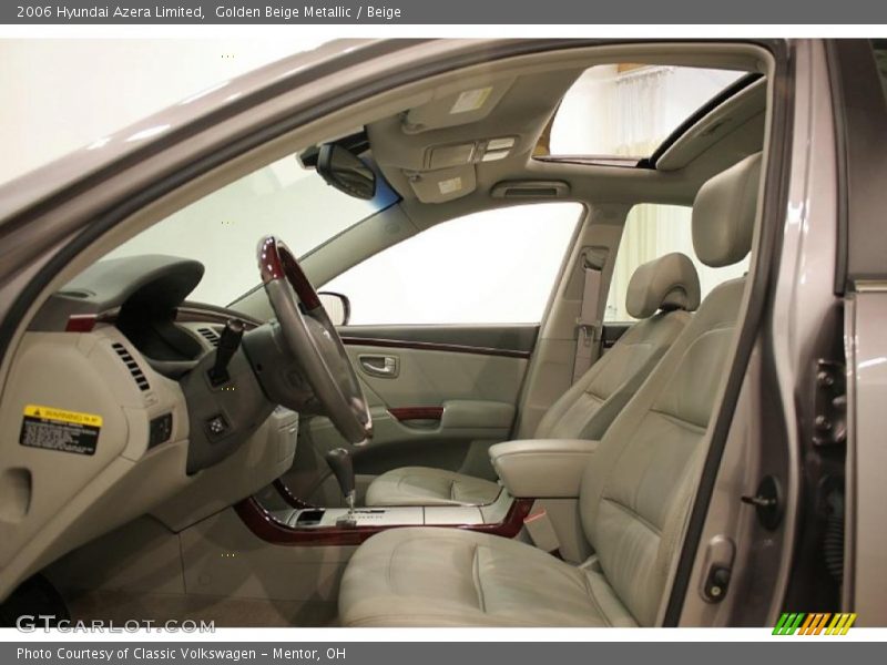 Golden Beige Metallic / Beige 2006 Hyundai Azera Limited