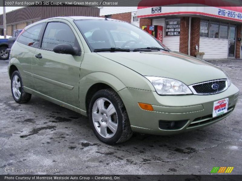 Kiwi Green Metallic / Charcoal 2007 Ford Focus ZX3 SES Coupe