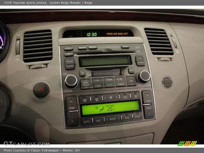 Golden Beige Metallic / Beige 2006 Hyundai Azera Limited