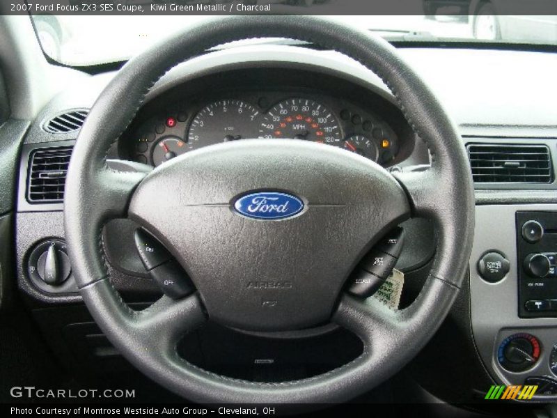 Kiwi Green Metallic / Charcoal 2007 Ford Focus ZX3 SES Coupe