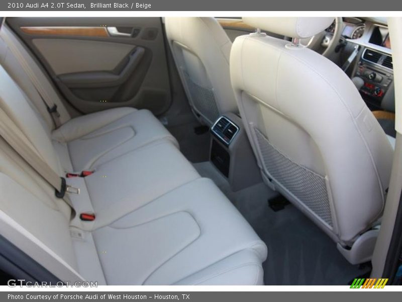 Brilliant Black / Beige 2010 Audi A4 2.0T Sedan