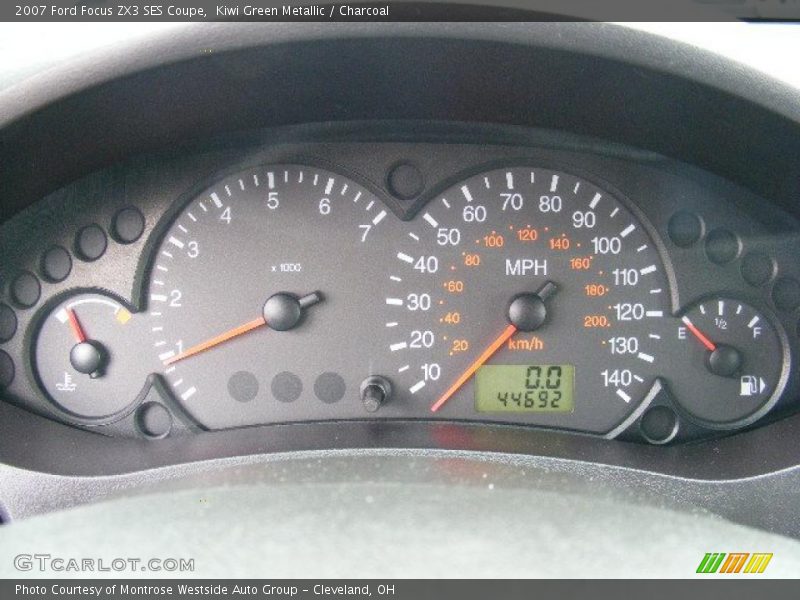 Kiwi Green Metallic / Charcoal 2007 Ford Focus ZX3 SES Coupe