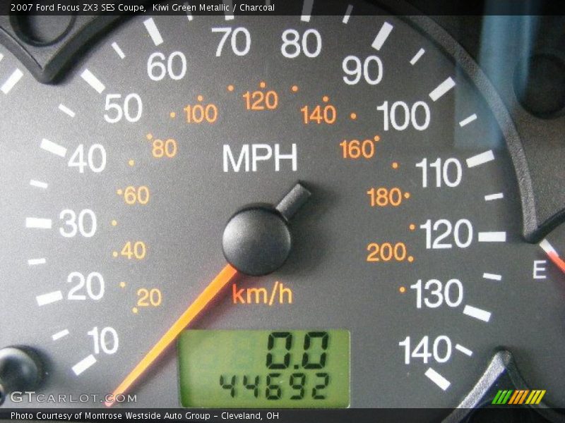 Kiwi Green Metallic / Charcoal 2007 Ford Focus ZX3 SES Coupe