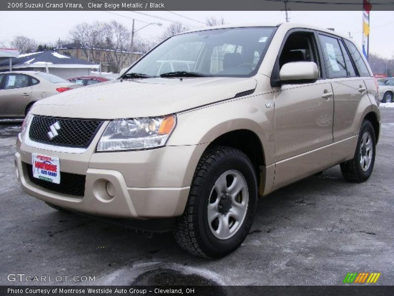 Clear Beige Metallic / Black 2006 Suzuki Grand Vitara