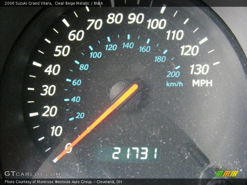 Clear Beige Metallic / Black 2006 Suzuki Grand Vitara