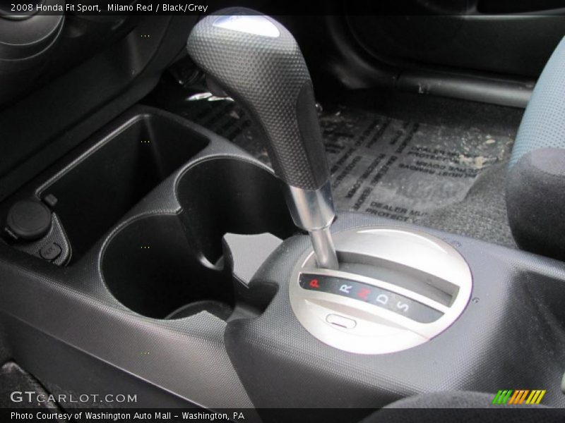Milano Red / Black/Grey 2008 Honda Fit Sport