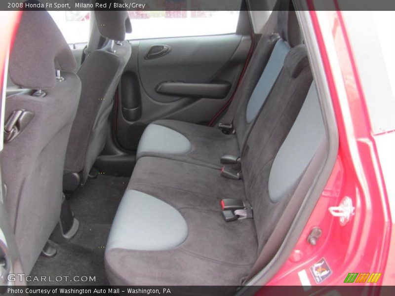 Milano Red / Black/Grey 2008 Honda Fit Sport