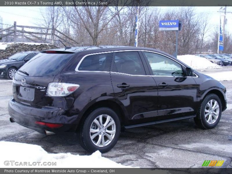 Black Cherry Mica / Sand 2010 Mazda CX-7 s Touring AWD