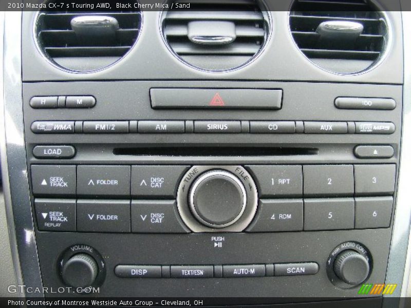 Black Cherry Mica / Sand 2010 Mazda CX-7 s Touring AWD