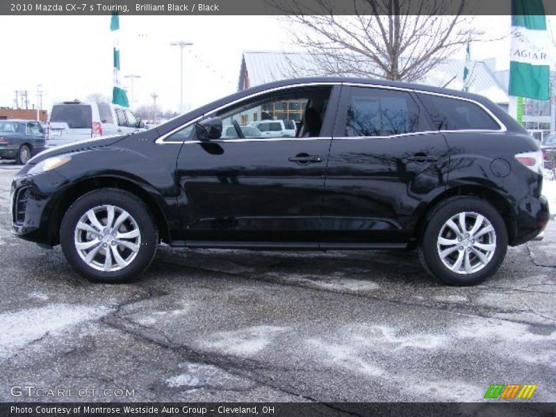 Brilliant Black / Black 2010 Mazda CX-7 s Touring