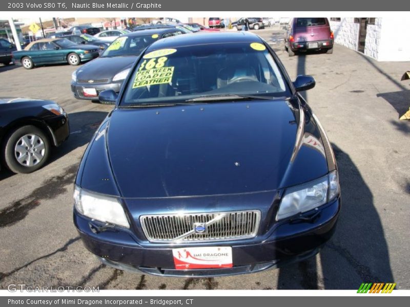 Nautic Blue Metallic / Graphite 2003 Volvo S80 T6