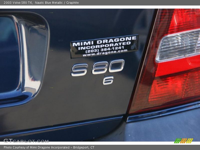Nautic Blue Metallic / Graphite 2003 Volvo S80 T6