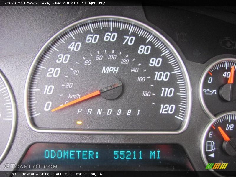 Silver Mist Metallic / Light Gray 2007 GMC Envoy SLT 4x4