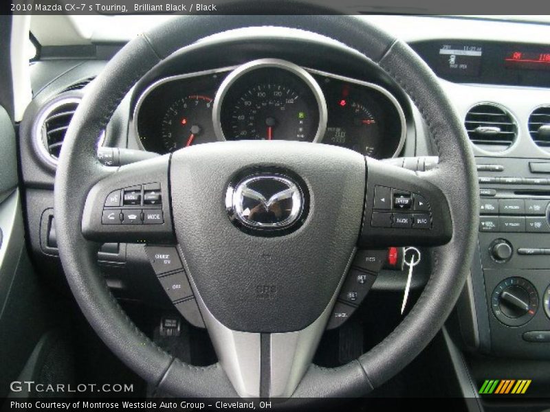 Brilliant Black / Black 2010 Mazda CX-7 s Touring