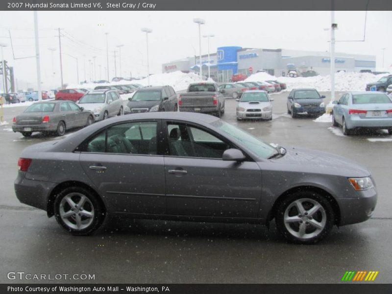 Steel Gray / Gray 2007 Hyundai Sonata Limited V6