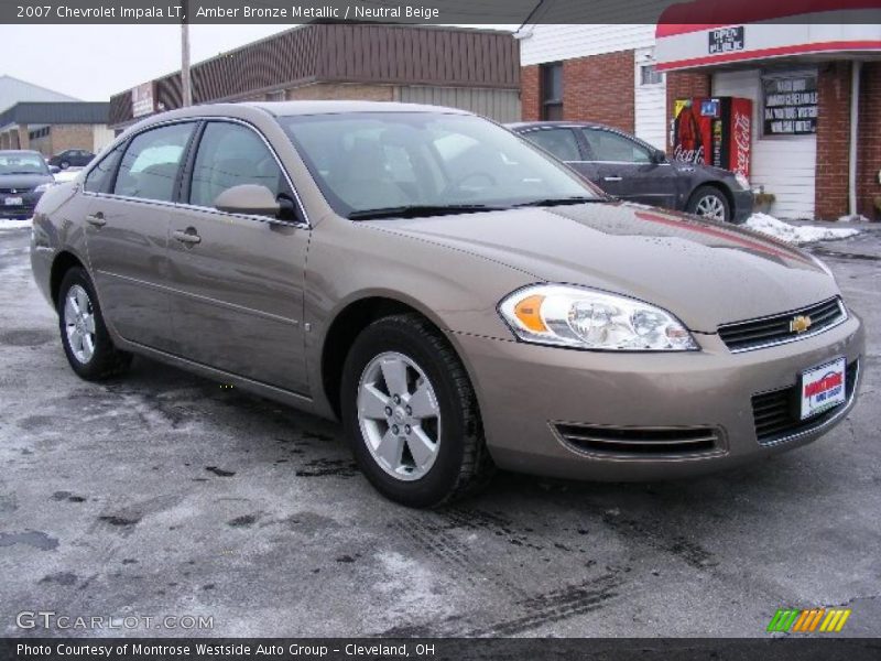 Amber Bronze Metallic / Neutral Beige 2007 Chevrolet Impala LT