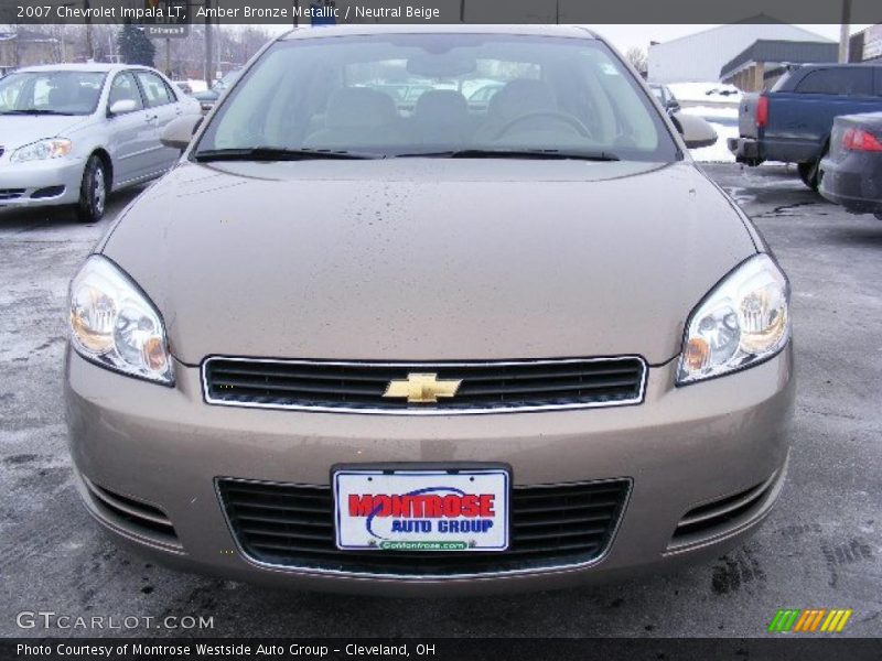 Amber Bronze Metallic / Neutral Beige 2007 Chevrolet Impala LT