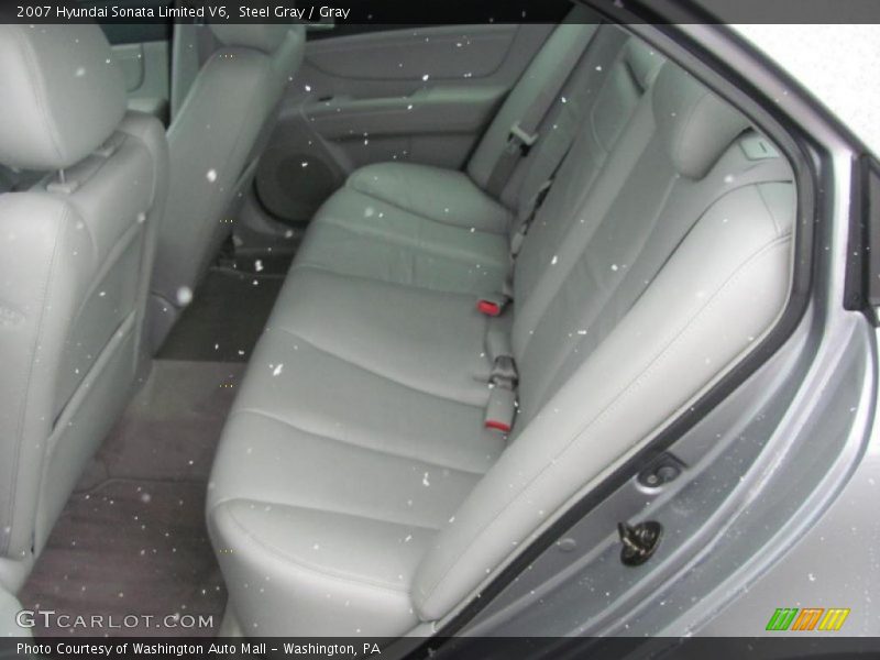 Steel Gray / Gray 2007 Hyundai Sonata Limited V6