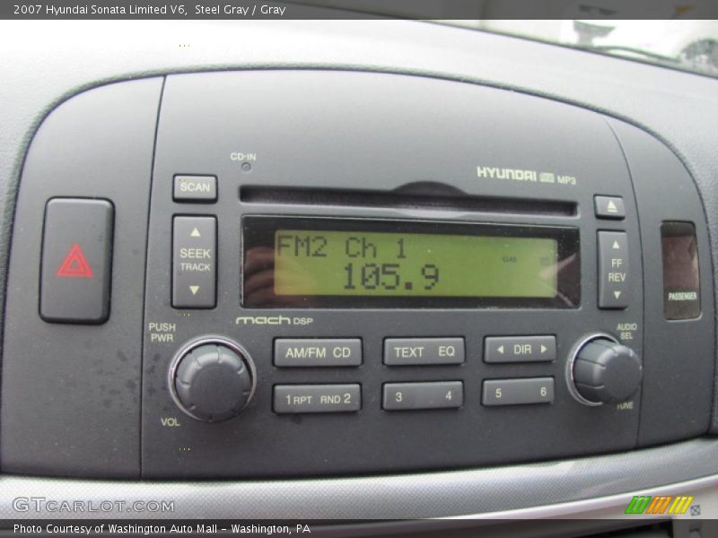 Steel Gray / Gray 2007 Hyundai Sonata Limited V6