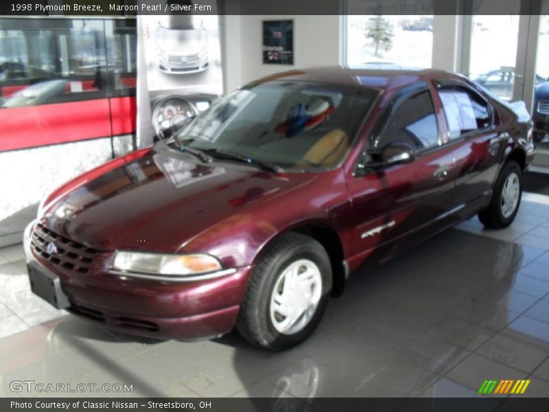 Maroon Pearl / Silver Fern 1998 Plymouth Breeze