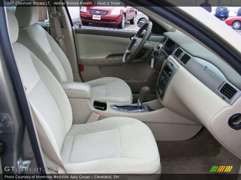 Amber Bronze Metallic / Neutral Beige 2007 Chevrolet Impala LT