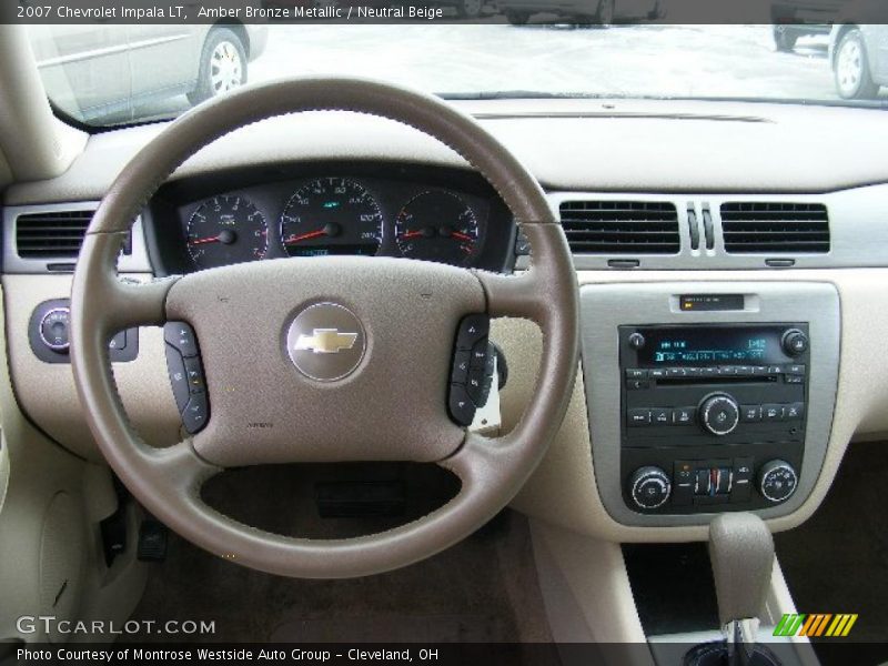 Amber Bronze Metallic / Neutral Beige 2007 Chevrolet Impala LT