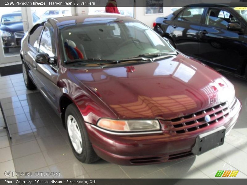 Maroon Pearl / Silver Fern 1998 Plymouth Breeze