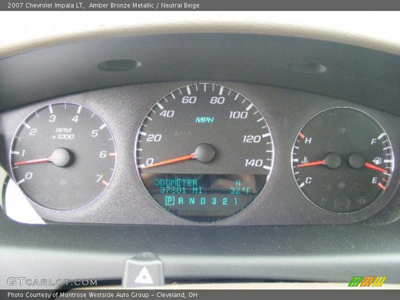 Amber Bronze Metallic / Neutral Beige 2007 Chevrolet Impala LT