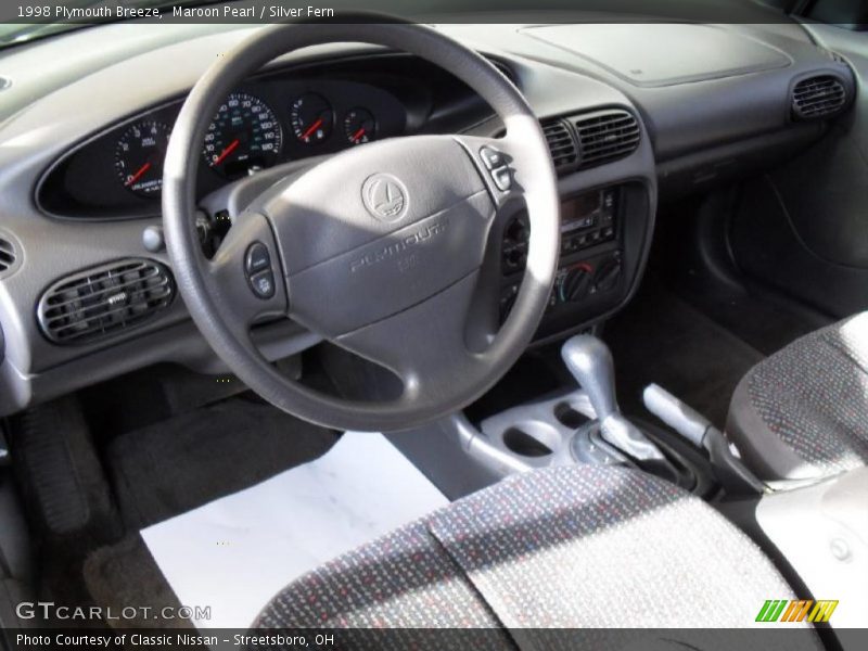 Maroon Pearl / Silver Fern 1998 Plymouth Breeze